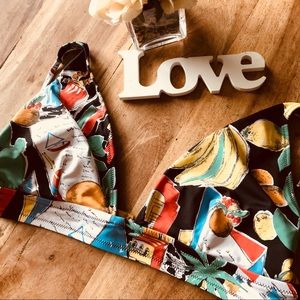 J. Crew swimsuit top gorgeous pattern sz XL